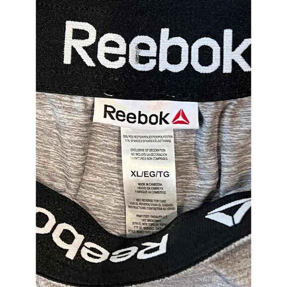 Reebok Gray Athletic Shorts Mens XL - Picture 3 of 3